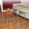 3 Chrome Bunch Tables